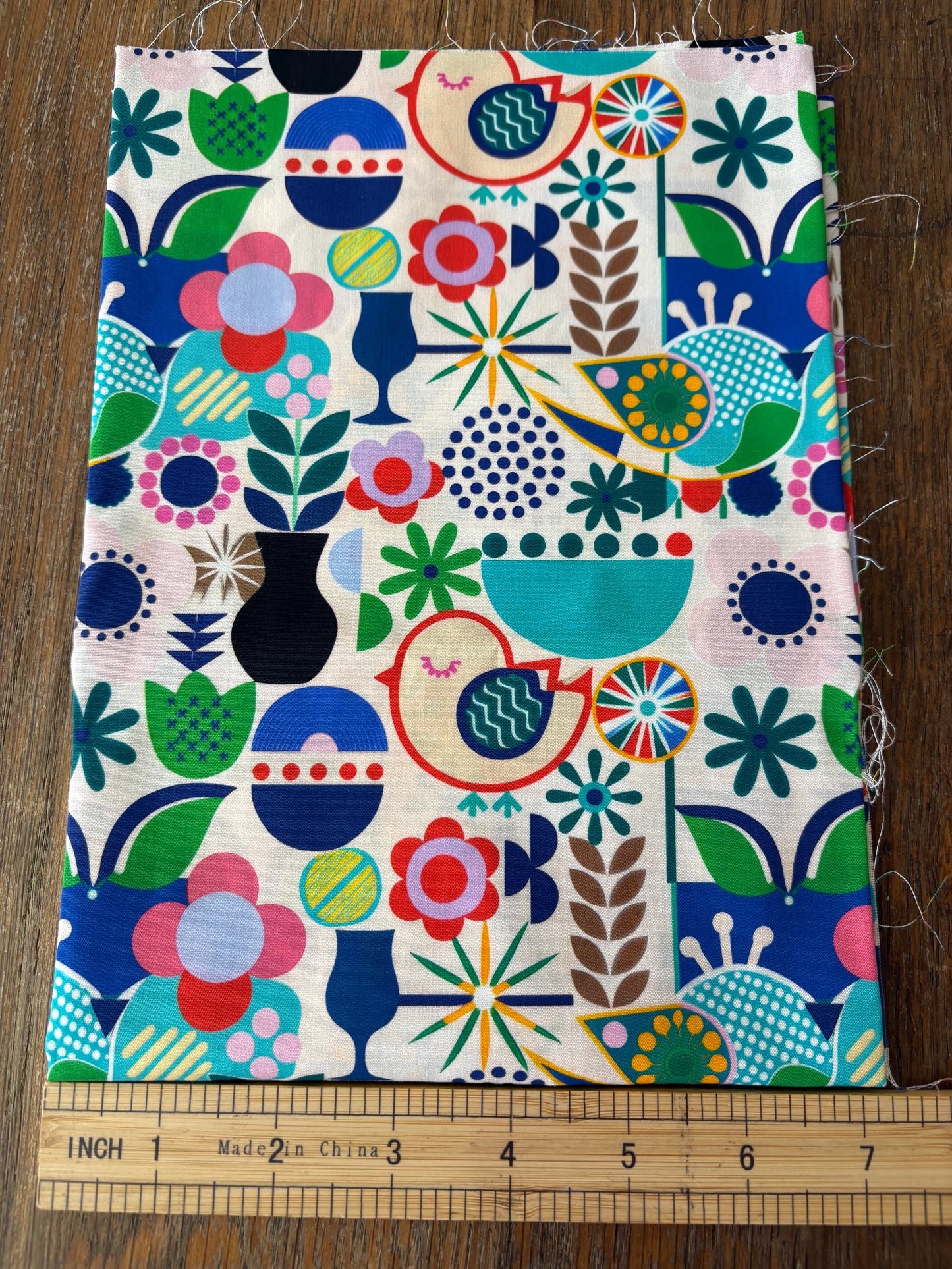 FS004 Exotic Garden Cotton Printed Fabric canvas fabric