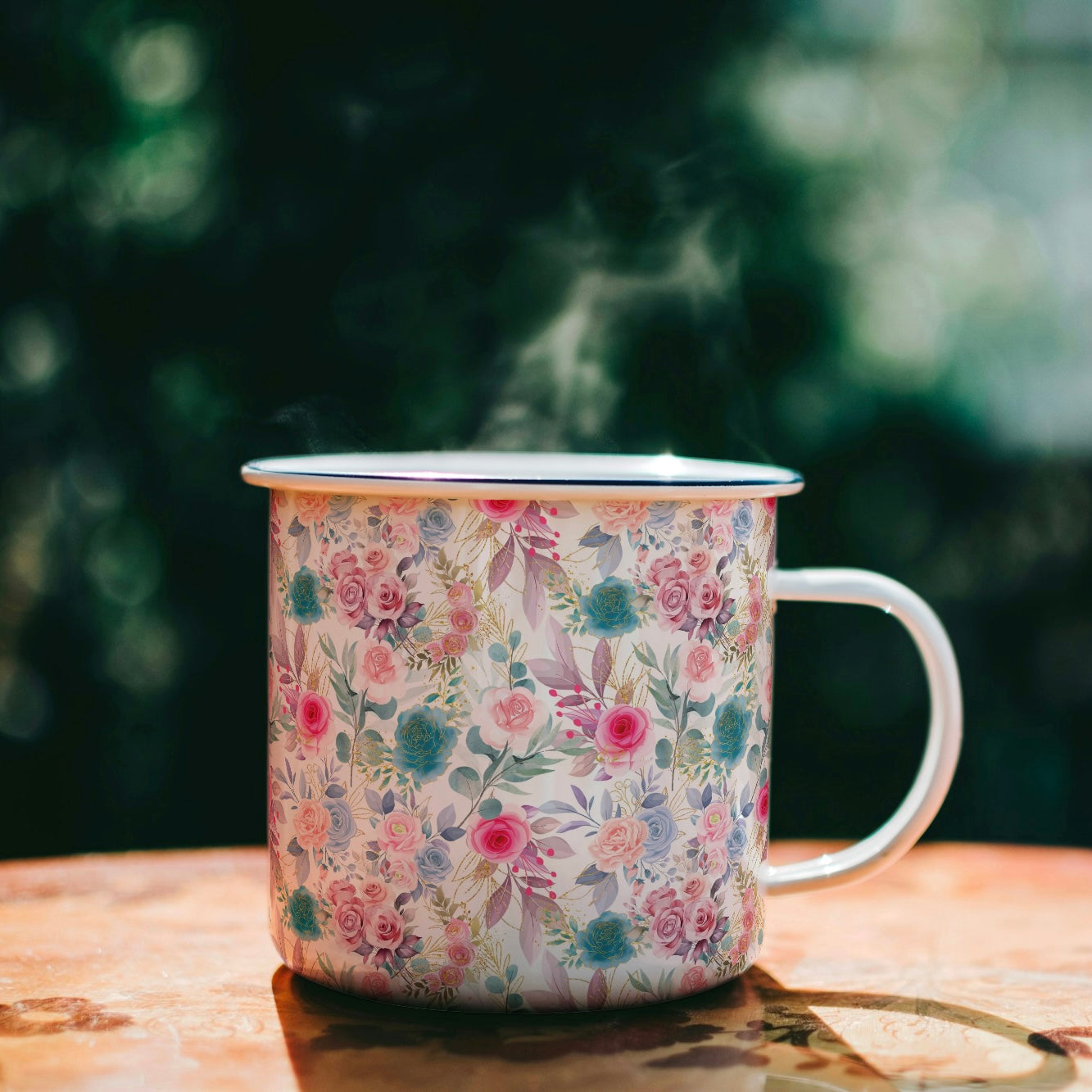 #FS003 Watercolour Floral Seamless Pattern JPG PNG