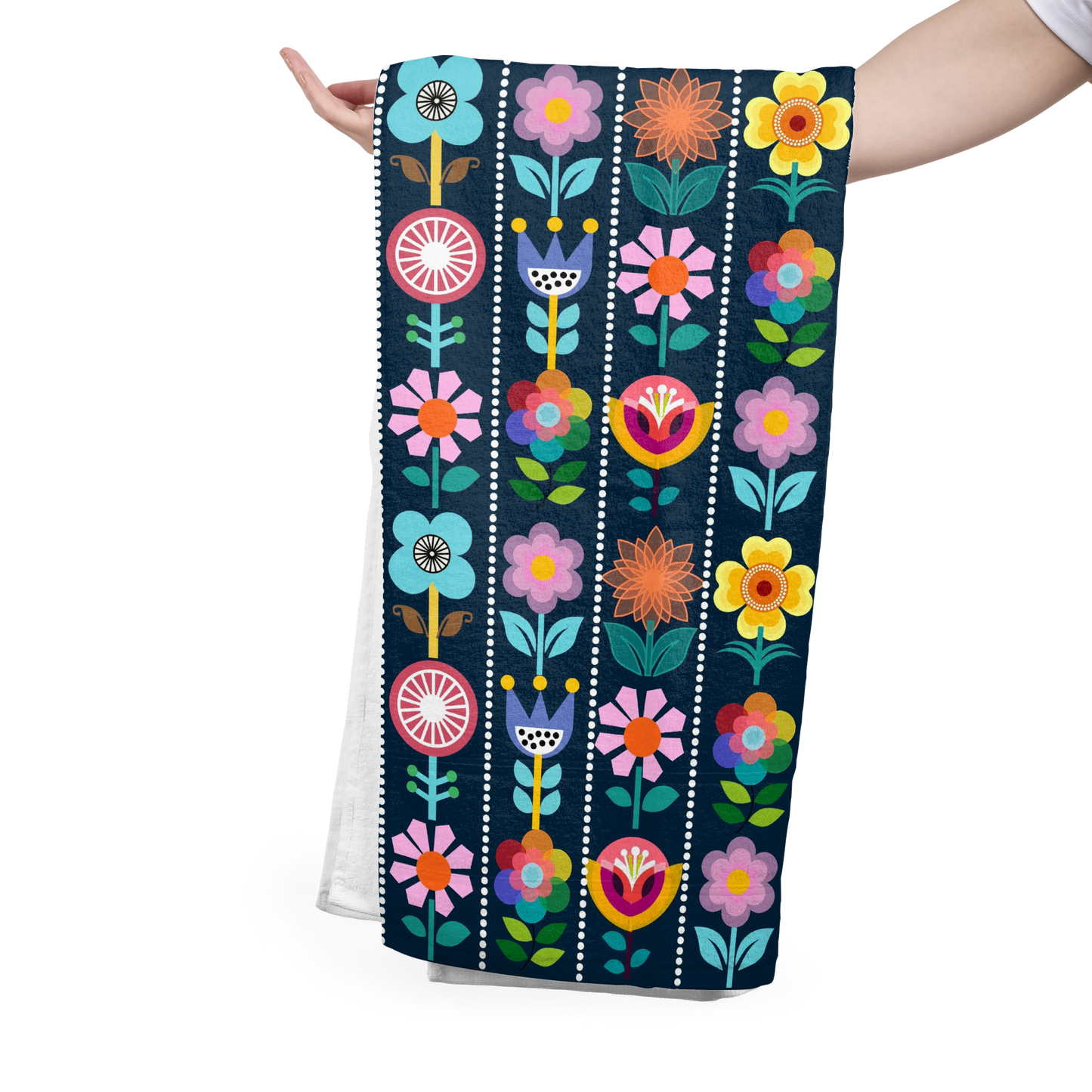 FS057 Floral Striped Seamless Pattern JPG PNG