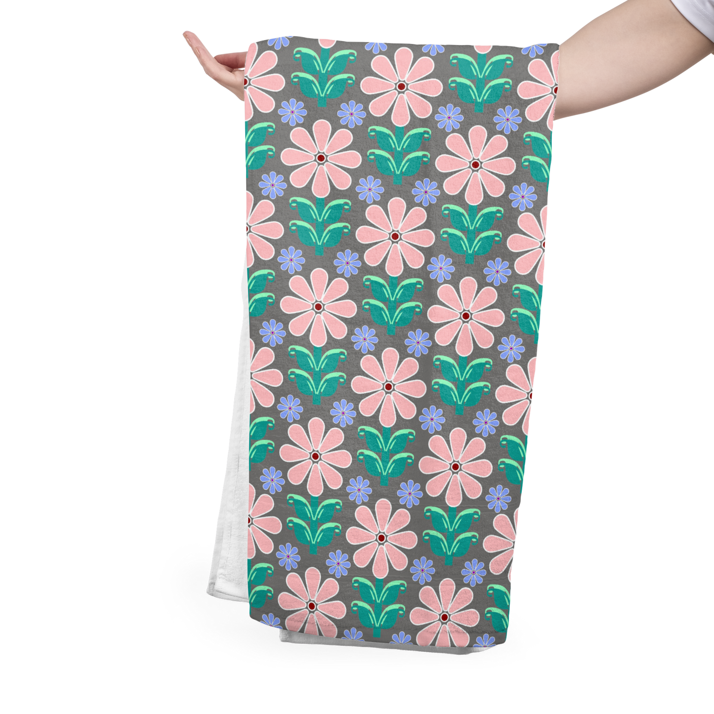 FS016 Pink Floral Seamless Pattern JPG PNG