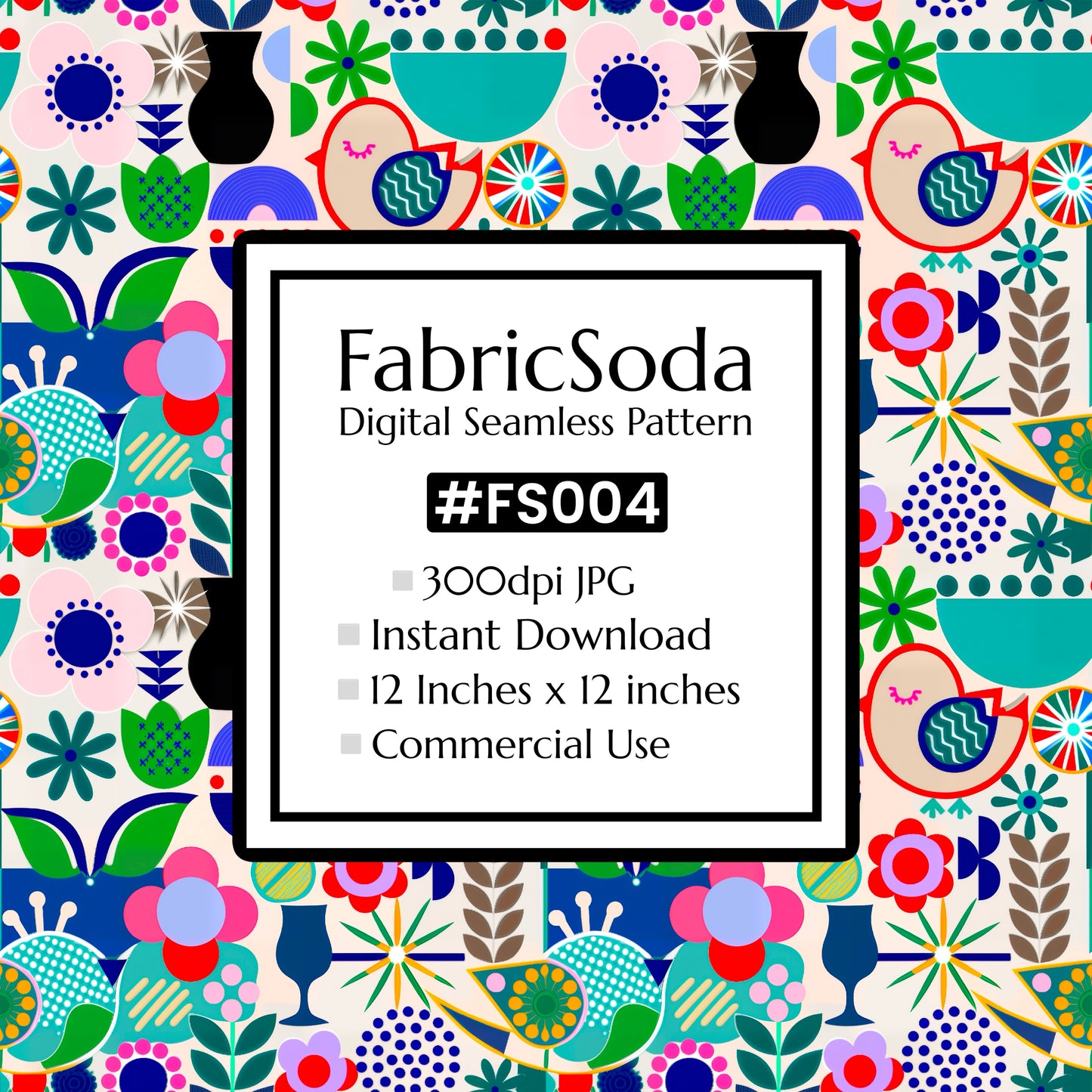 #FS004 Playful Geometric Seamless Pattern JPG