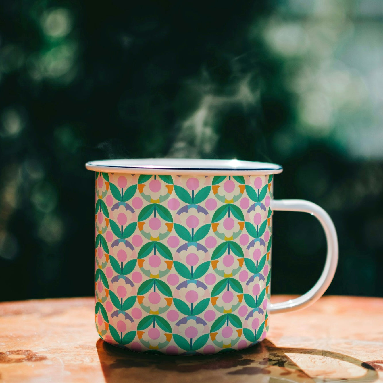 #FS015 Green Geometric Seamless Pattern JPG PNG