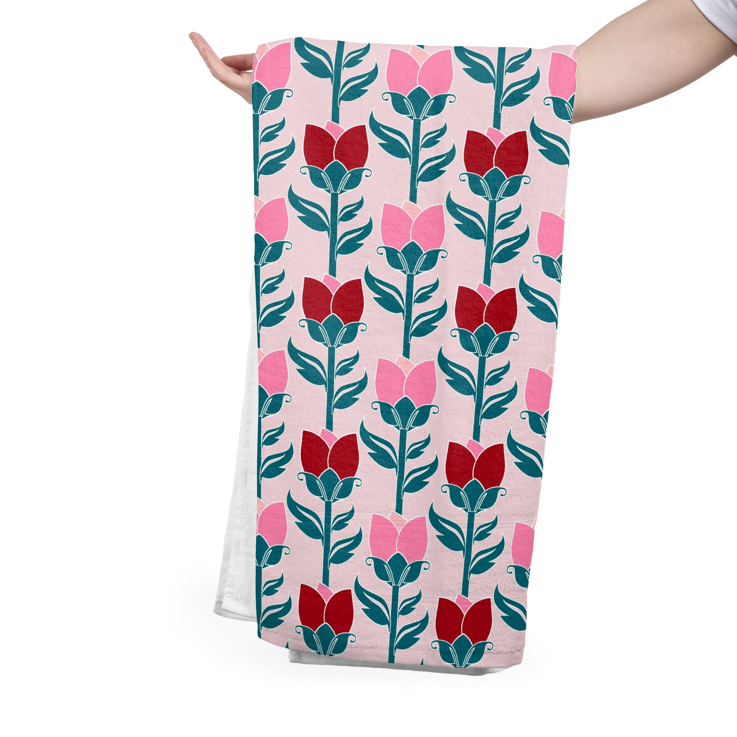 FS032 Pink Floral Seamless Pattern JPG PNG