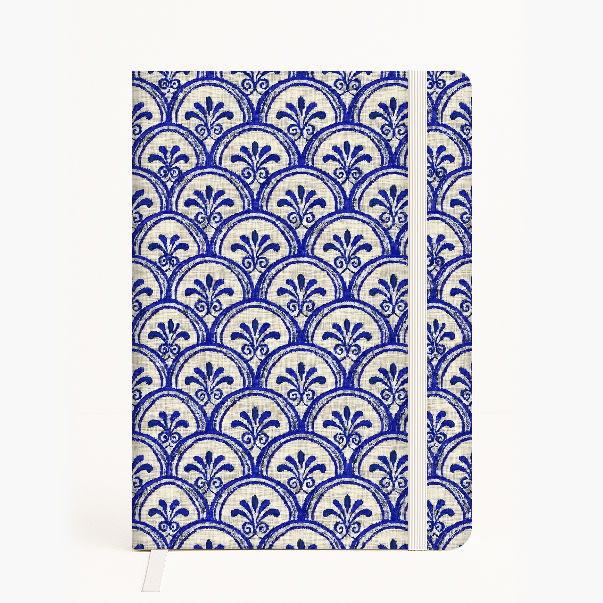 FS079 Japanese Waves Blue Floral Seamless Pattern JPG
