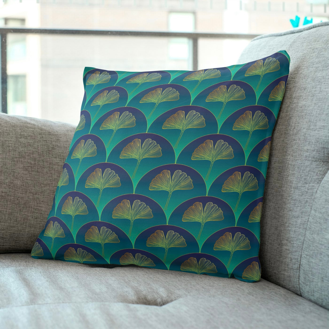 FS059 Dandelion Green Floral Pattern JPG