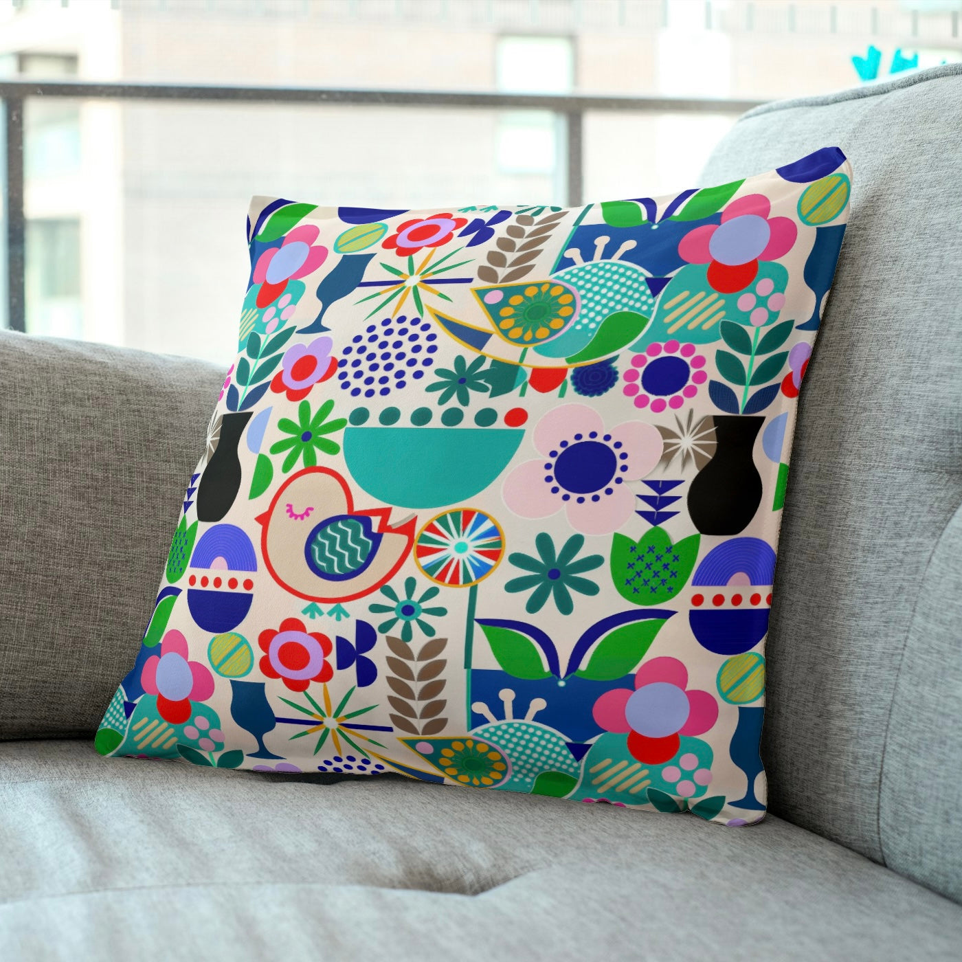 #FS004 Playful Geometric Seamless Pattern JPG