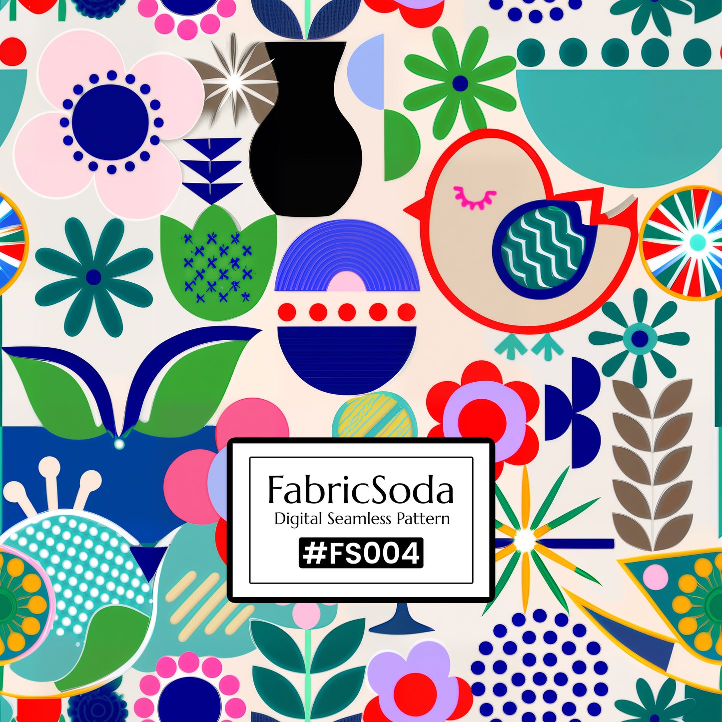 #FS004 Playful Geometric Seamless Pattern JPG