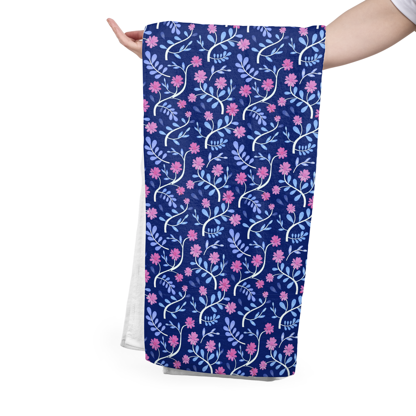 FS038 Purple Floral Seamless Pattern JPG