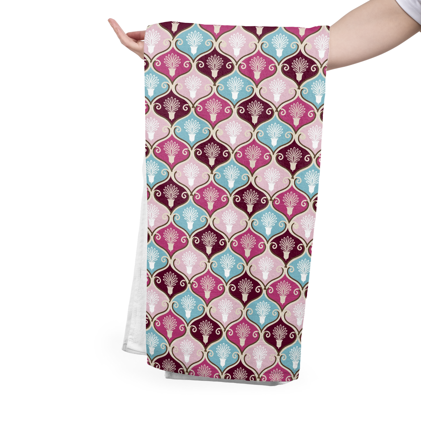 FS068 Fancy Pink Floral Seamless Pattern JPG