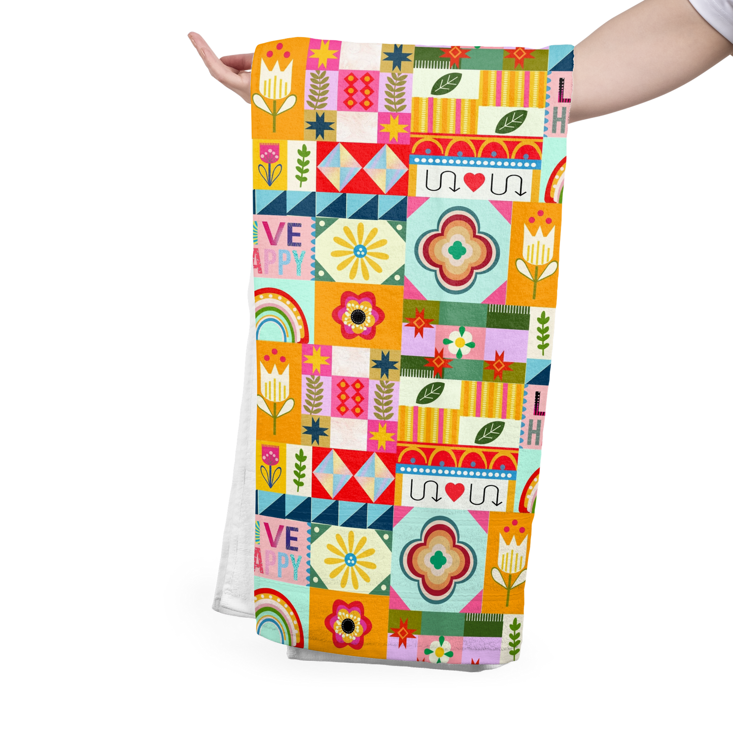 FS056 Playful Geometric Abstract Seamless Pattern JPG