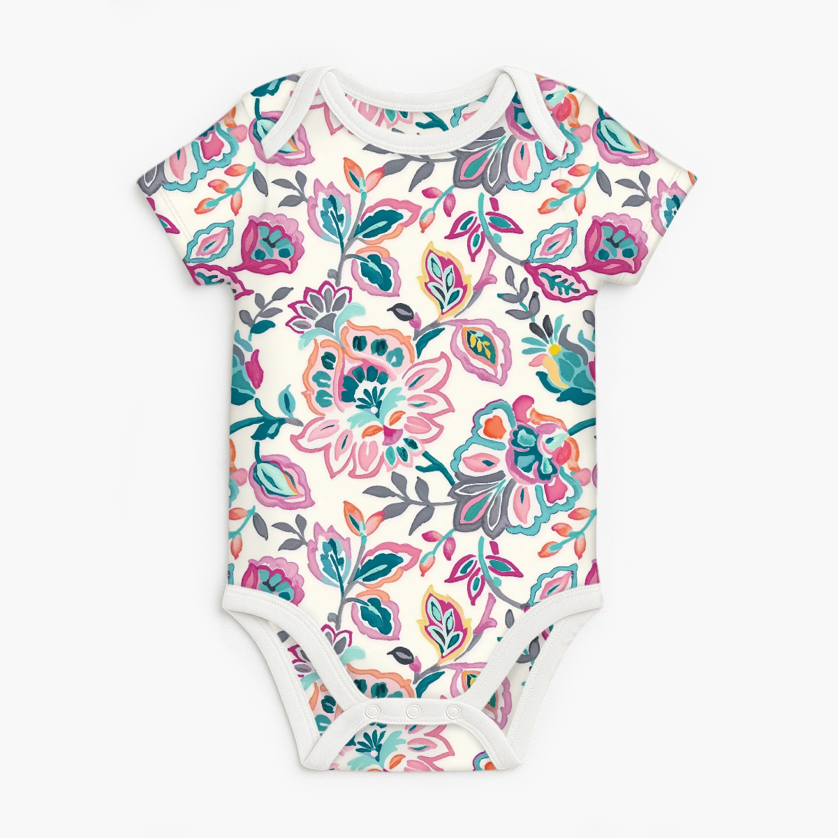 FS076 Pink Floral Seamless Pattern JPG