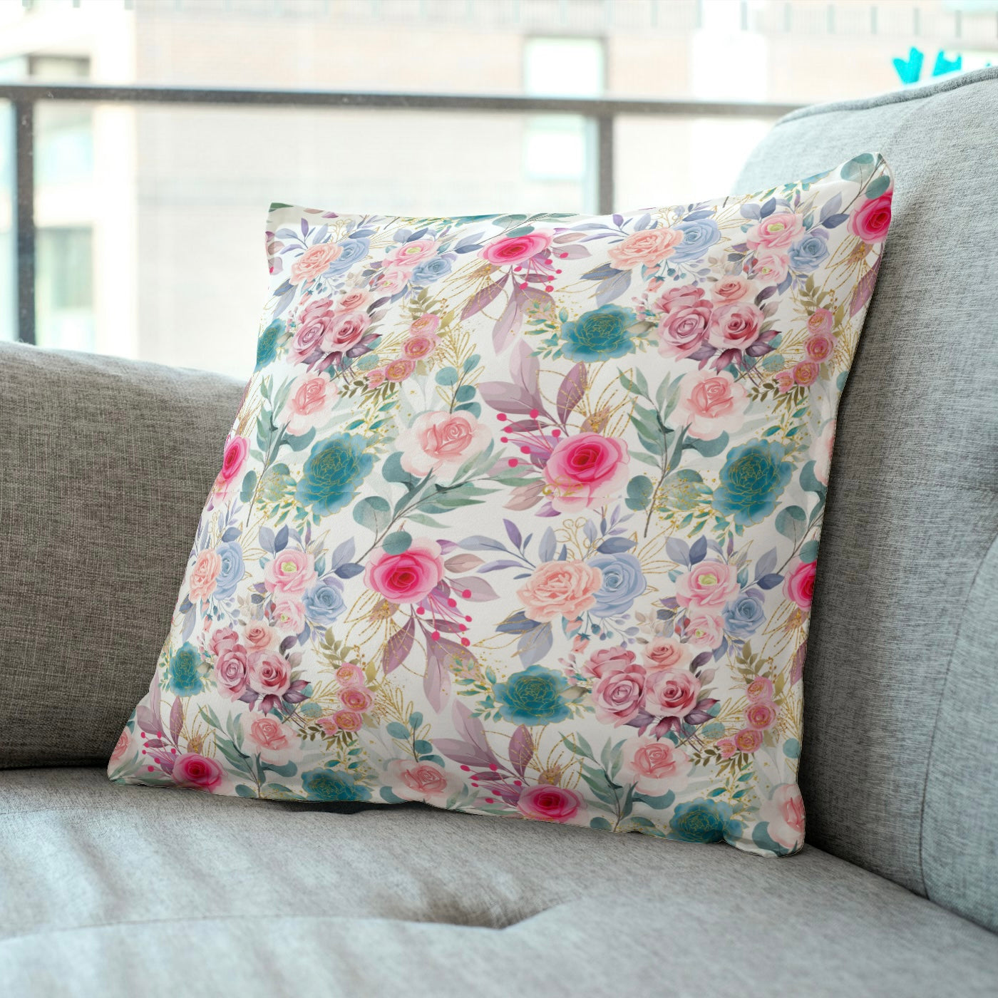 #FS003 Watercolour Floral Seamless Pattern JPG PNG
