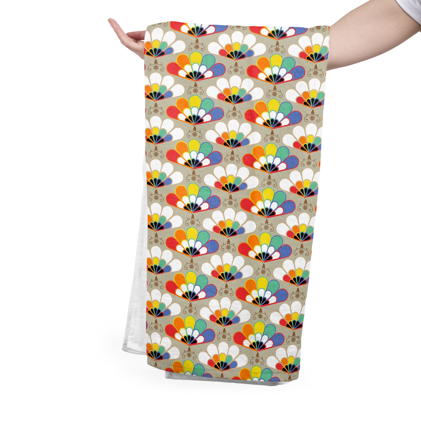 FS019 Japanese Scallops Geometric Seamless Pattern JPG PNG
