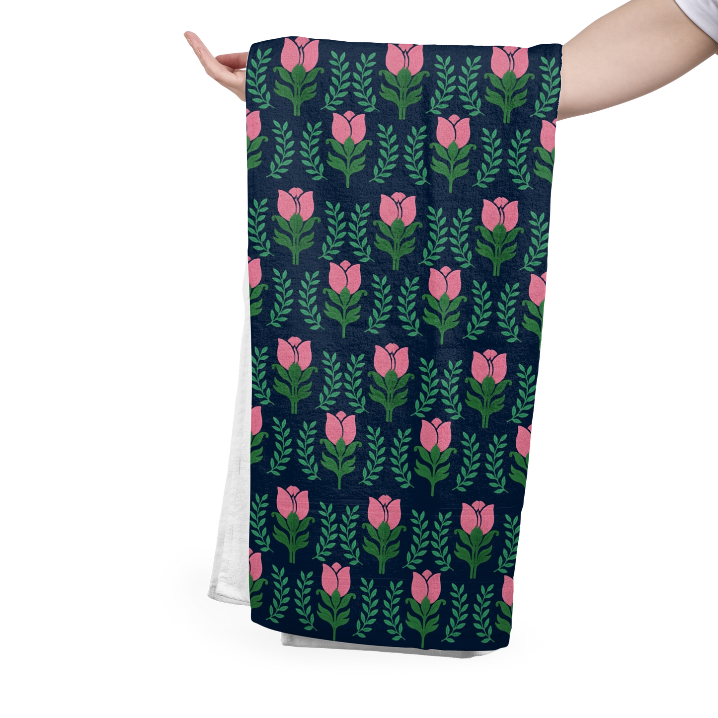 FS054 Green Floral Seamless Pattern JPG PNG