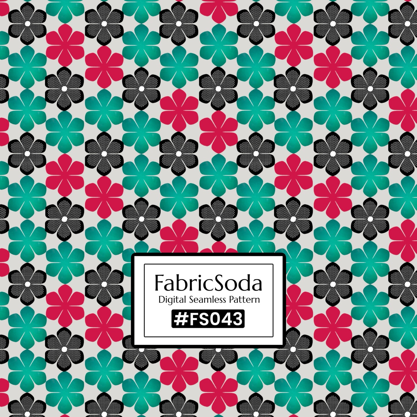 FS043 Christmas Geometric Seamless Pattern JPG PNG