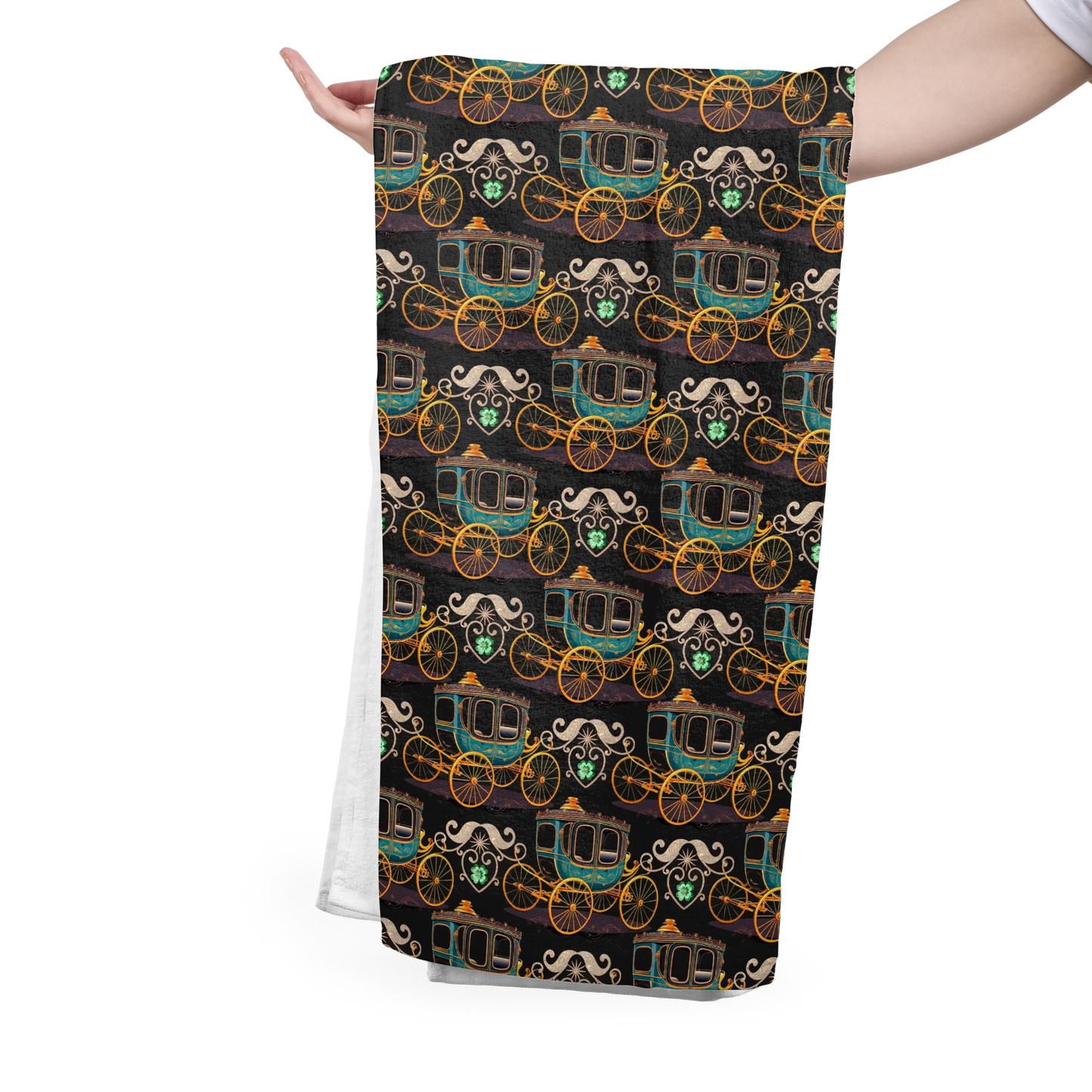 FS022 Luxury Carriage Seamless Pattern JPG PNG