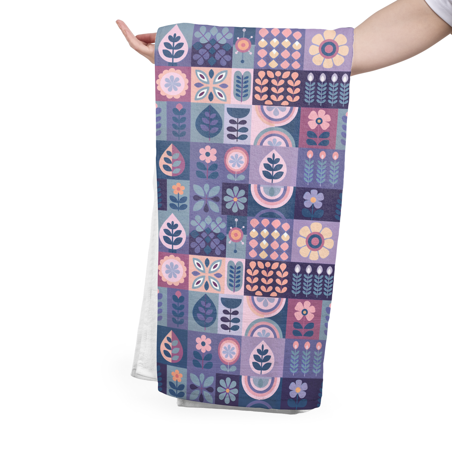 FS067 Purple Playful Geometric Seamless Pattern JPG