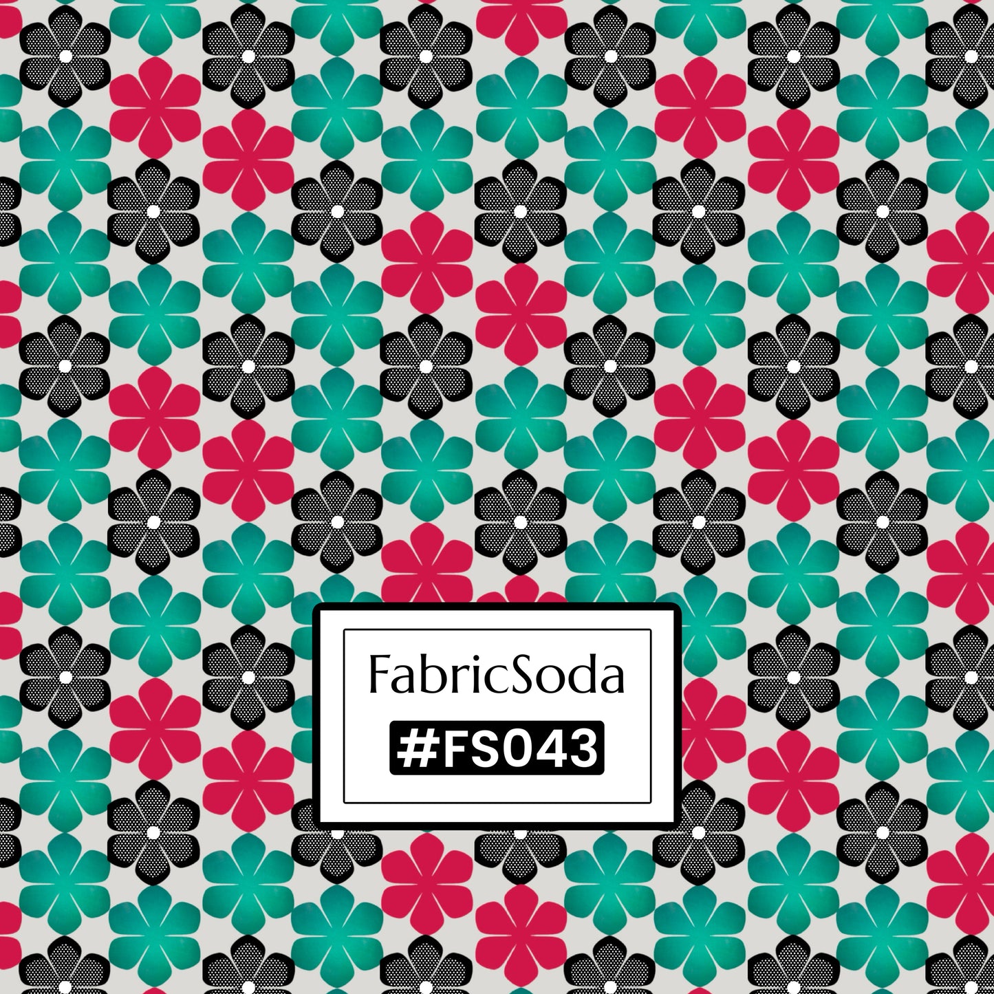 FS043 Christmas Cotton Printed Fabric