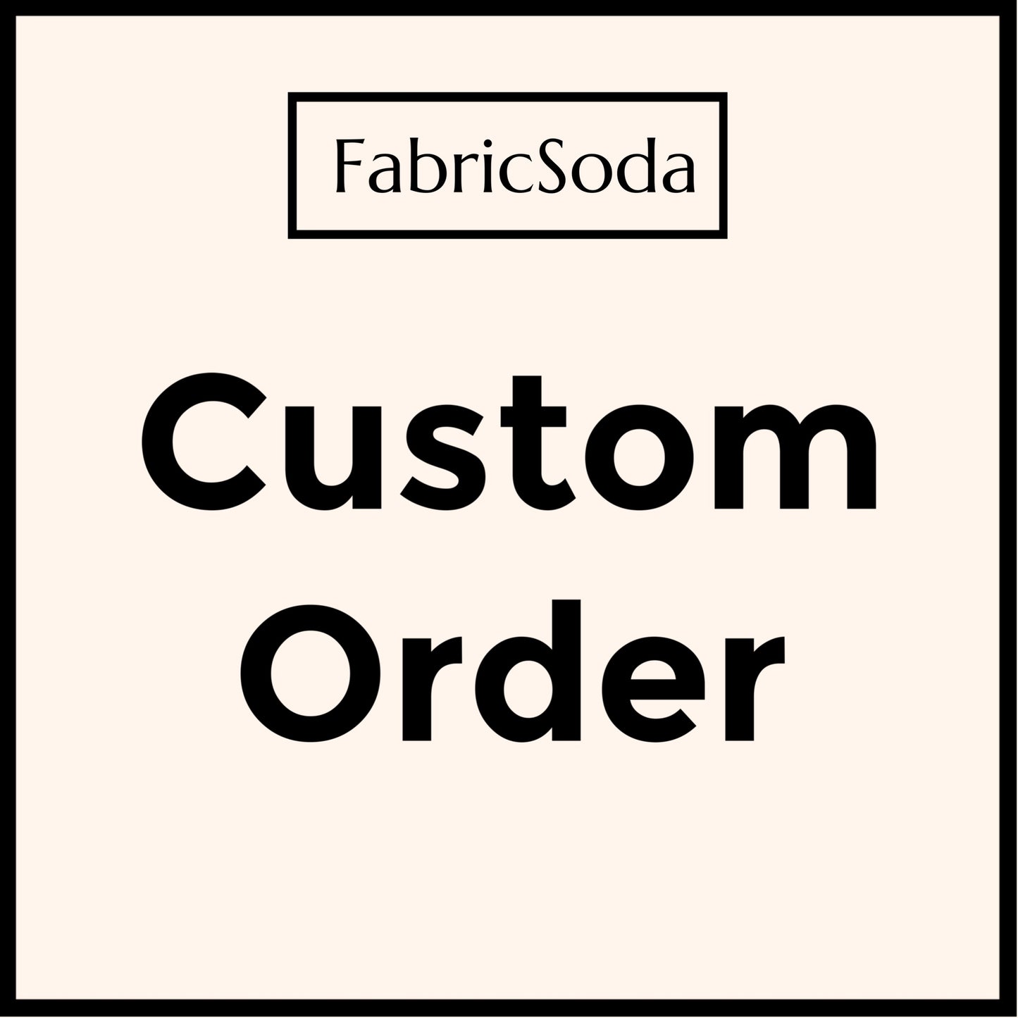 USD 73 Maryhel Custom Order