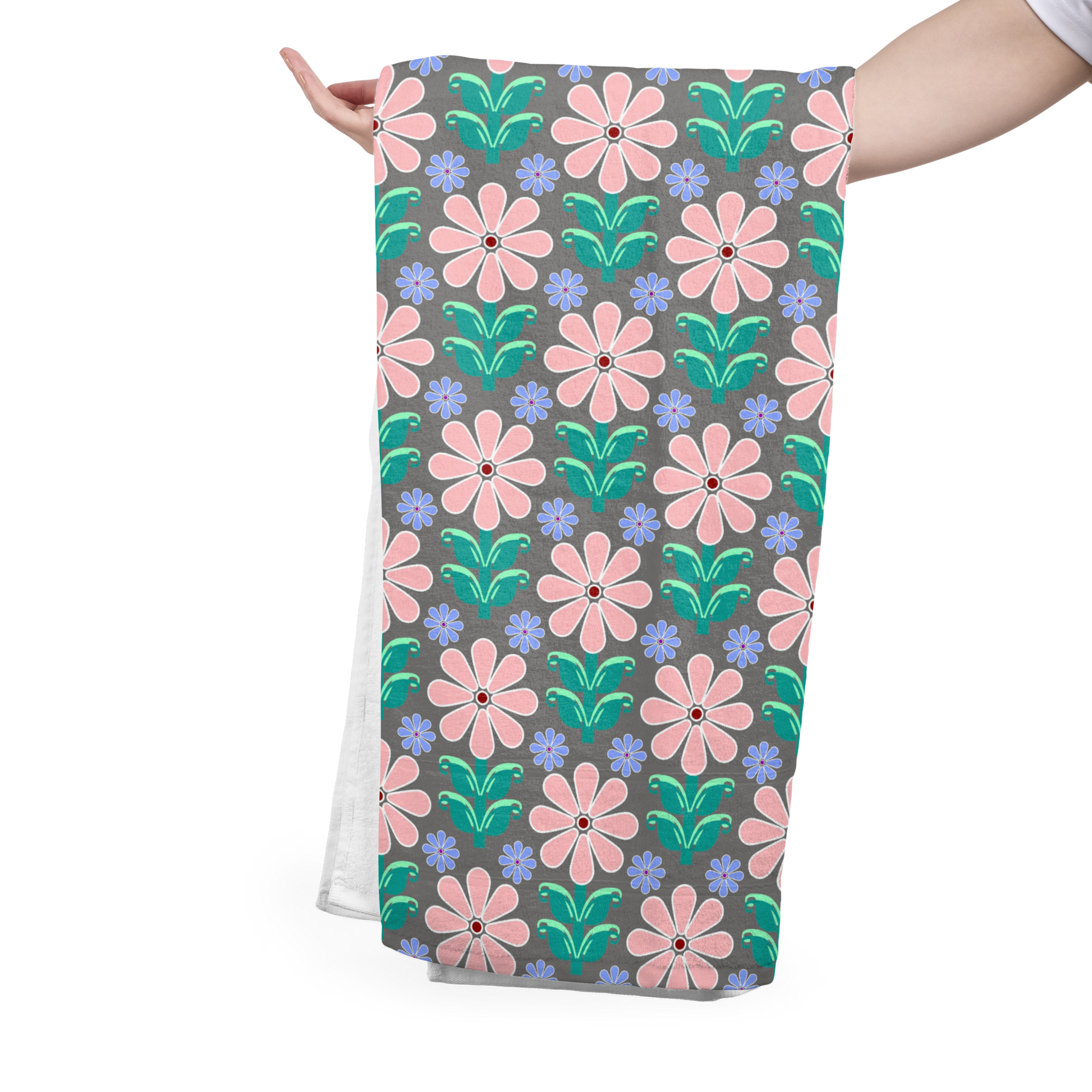 FS016 Pink Floral Seamless Pattern JPG PNG