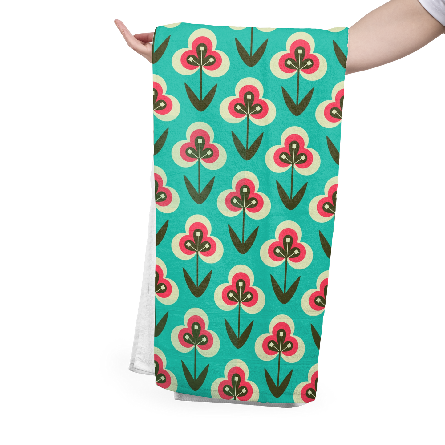 #FS002 Green Floral Seamless Pattern JPG PNG