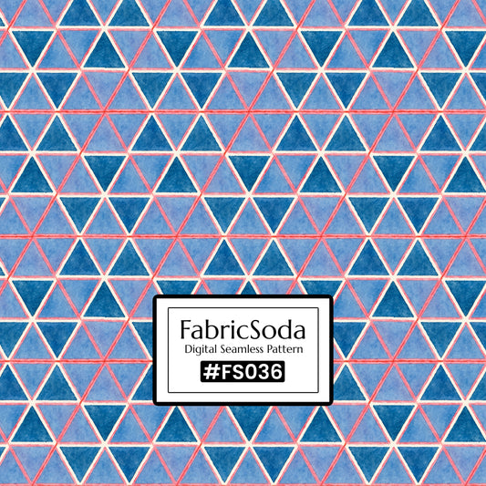 FS036 Triangle Geometric Seamless Pattern JPG PNG