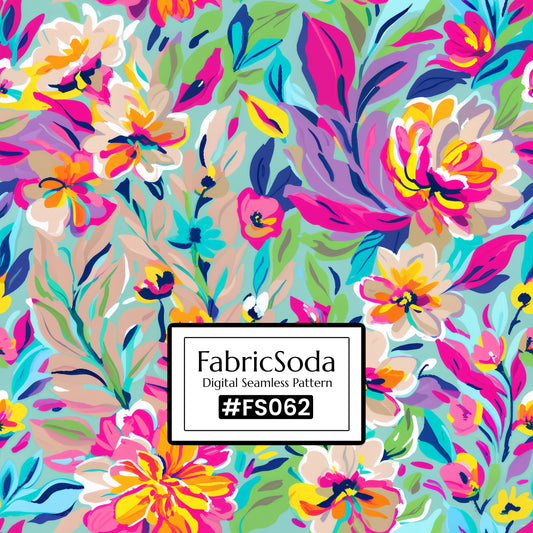 FS062 Wildflower Seamless Pattern JPG