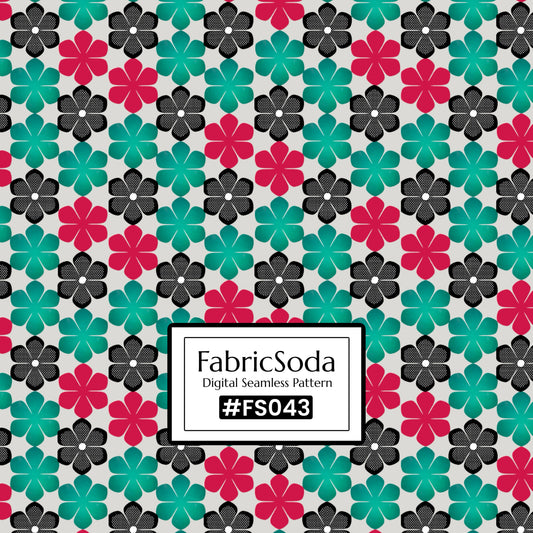 FS043 Christmas Geometric Seamless Pattern JPG PNG