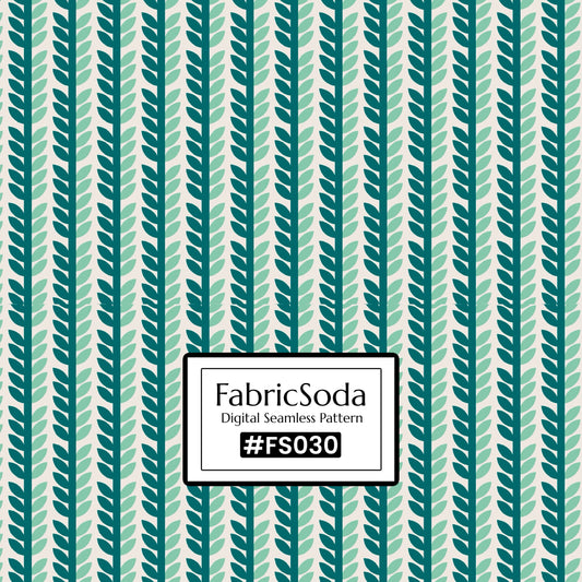 FS030 Green Leaves Seamless Pattern JPG