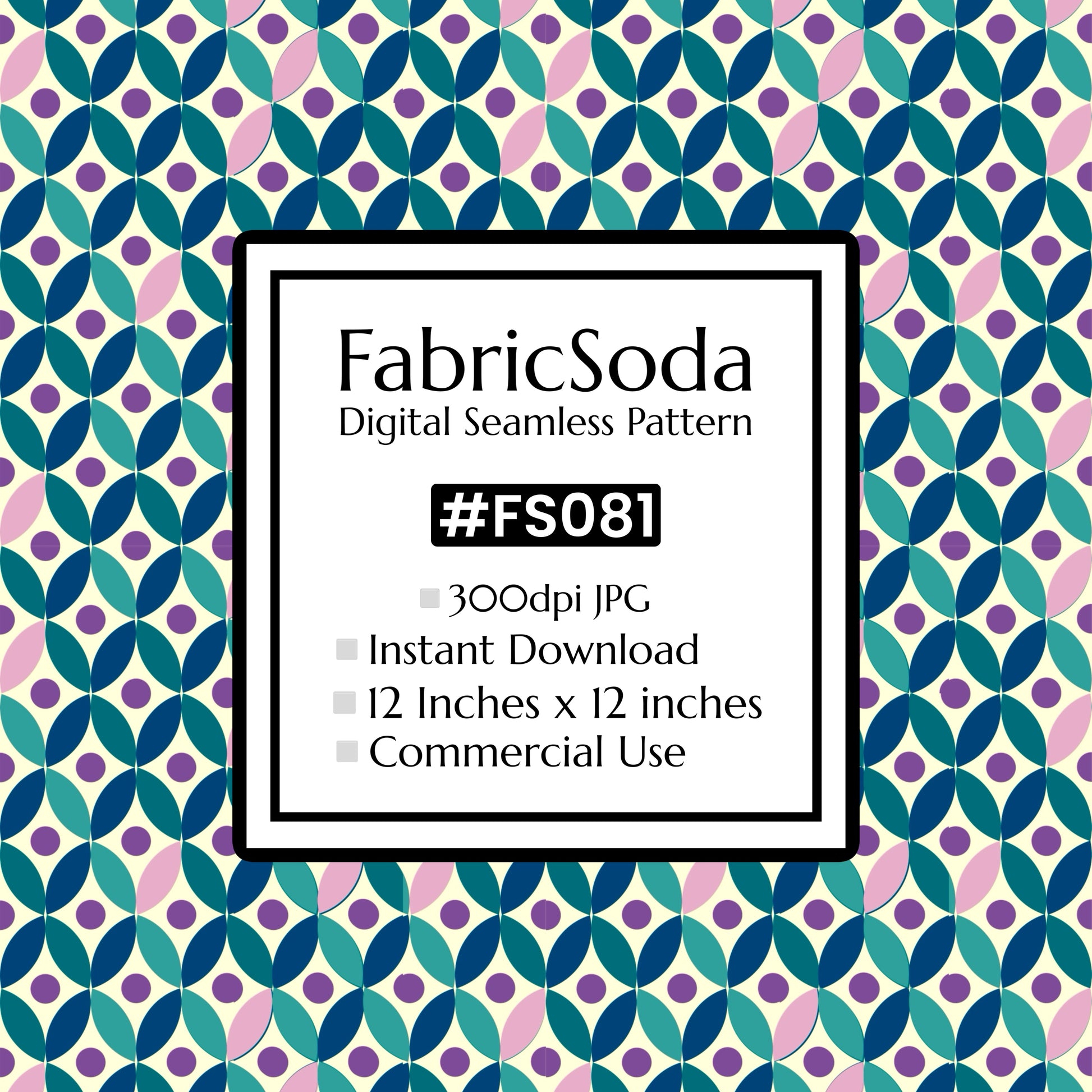 FS081 Pink and Green Geometric Seamless Pattern JPG