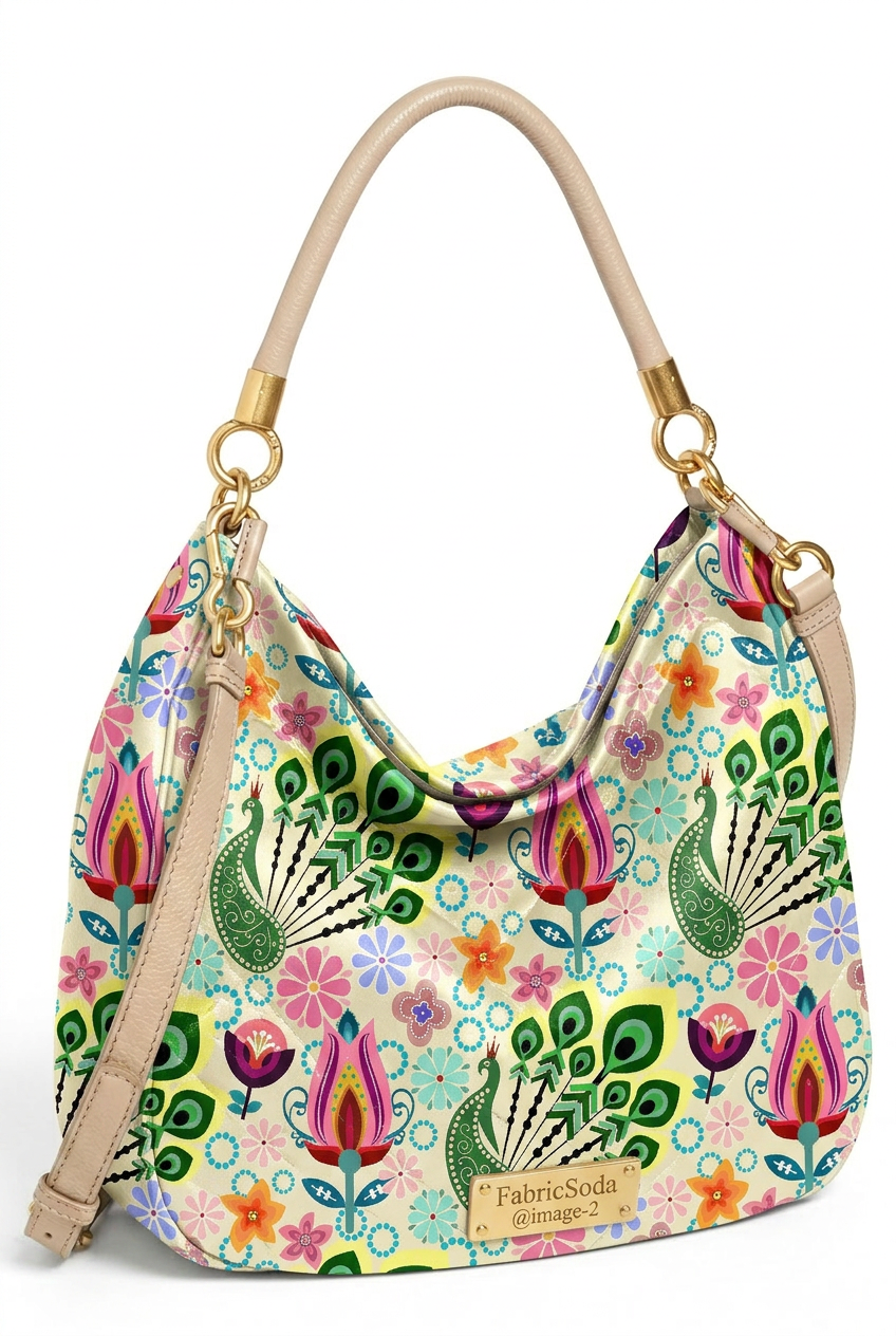 FS018 Exotic Peacock Printed Fabric