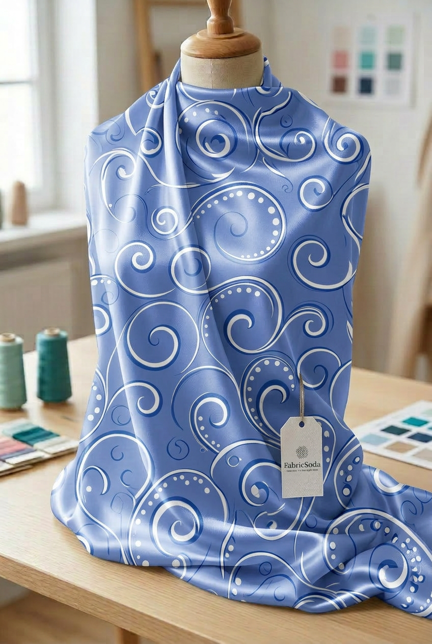 FS033 Bluewave Printed Fabric