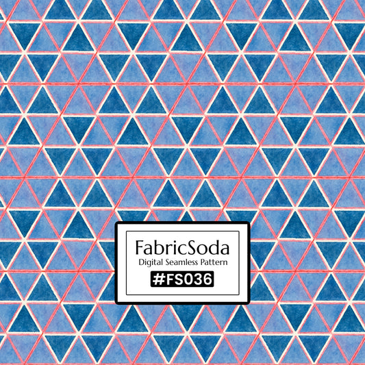 FS036 Triangle Geometric Seamless Pattern JPG PNG
