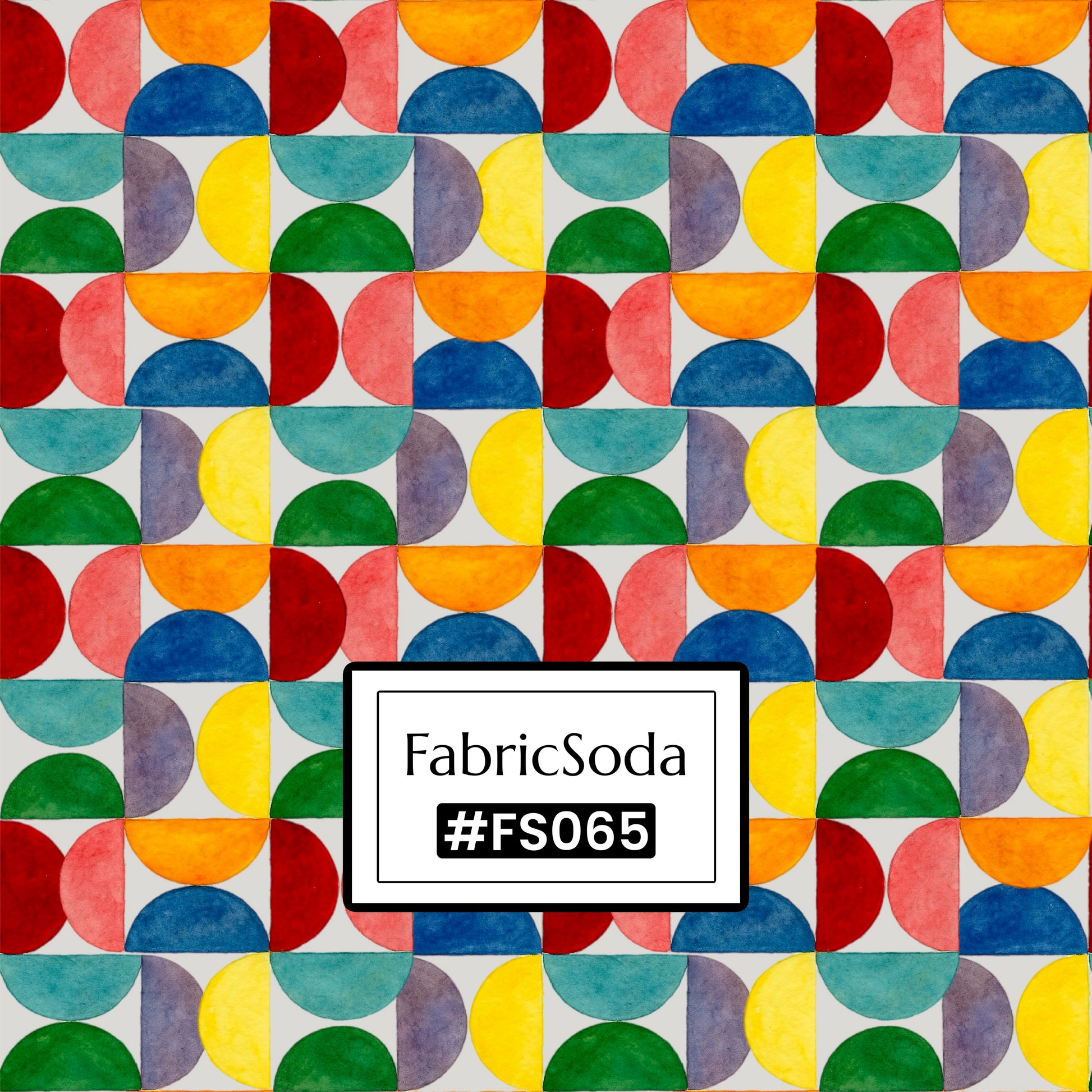 FS065 Playful Multicolour Geometric Seamless Pattern JPG, colourful geometric pattern 