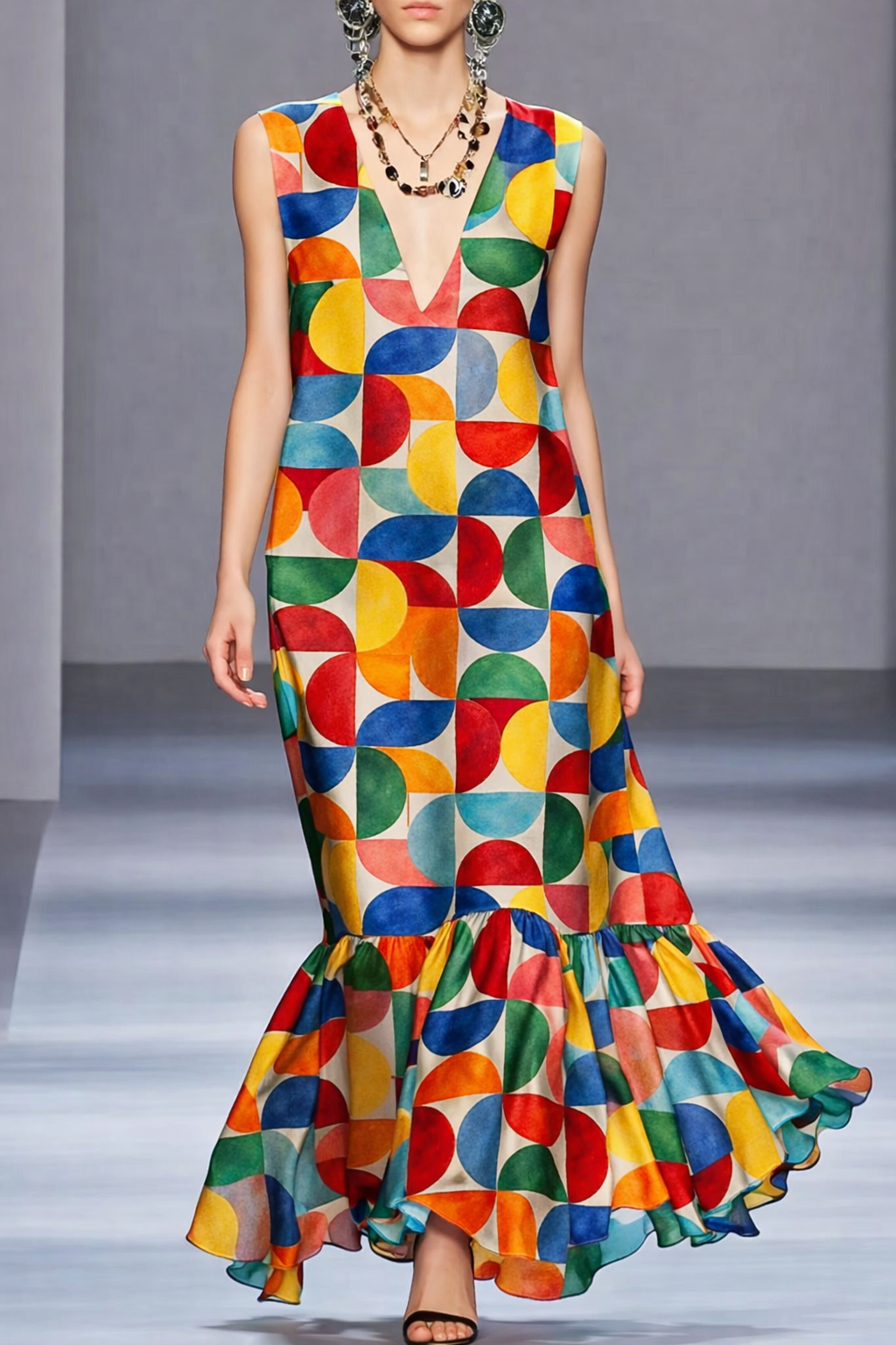 FS065 Playful Multicolour Geometric Seamless Pattern JPG
