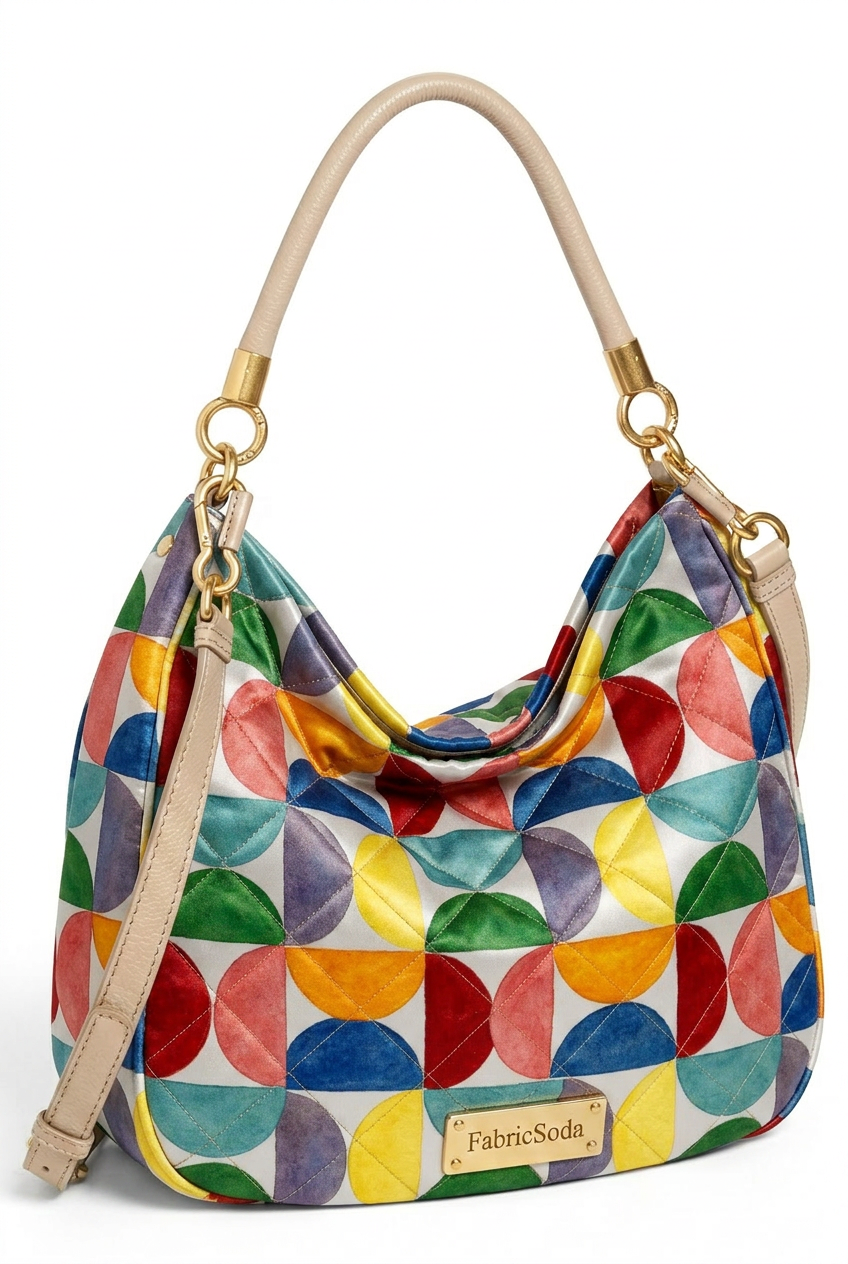 FS065 Vibrant Geometric Printed Fabric