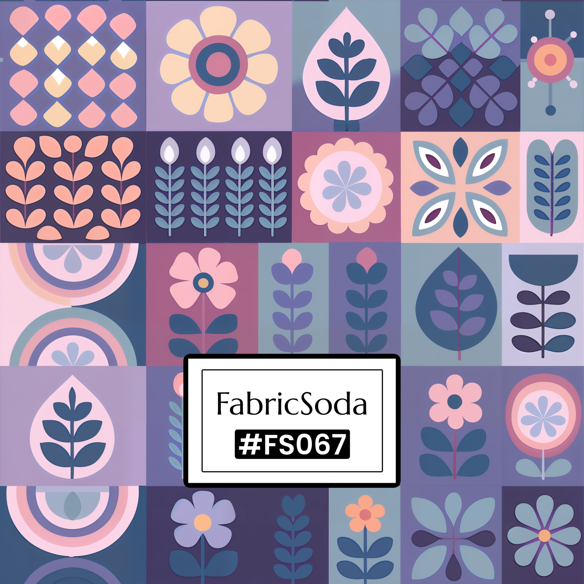 FS067 Purple Playful Geometric Seamless Pattern JPG, purple geometric pattern 