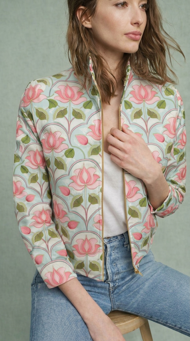 FS078 Fancy Pink Floral Seamless Pattern JPG