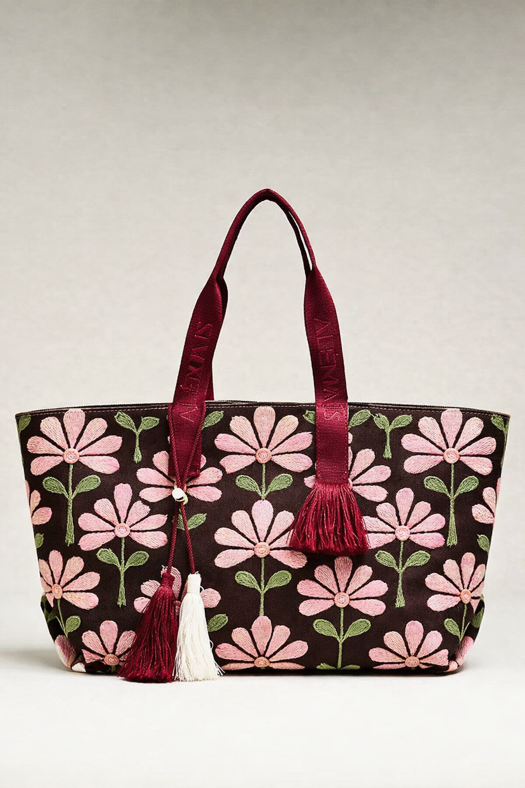 FS080 Pink Flower Embroidery Effect Seamless Pattern JPG