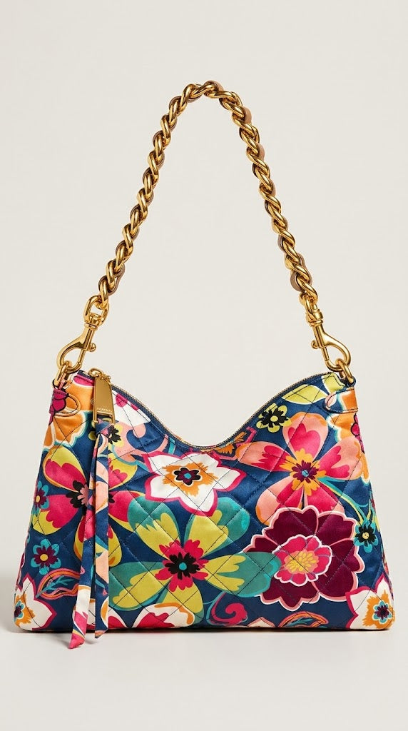 FS088 Colourful Blooming Flowers Printed Fabric