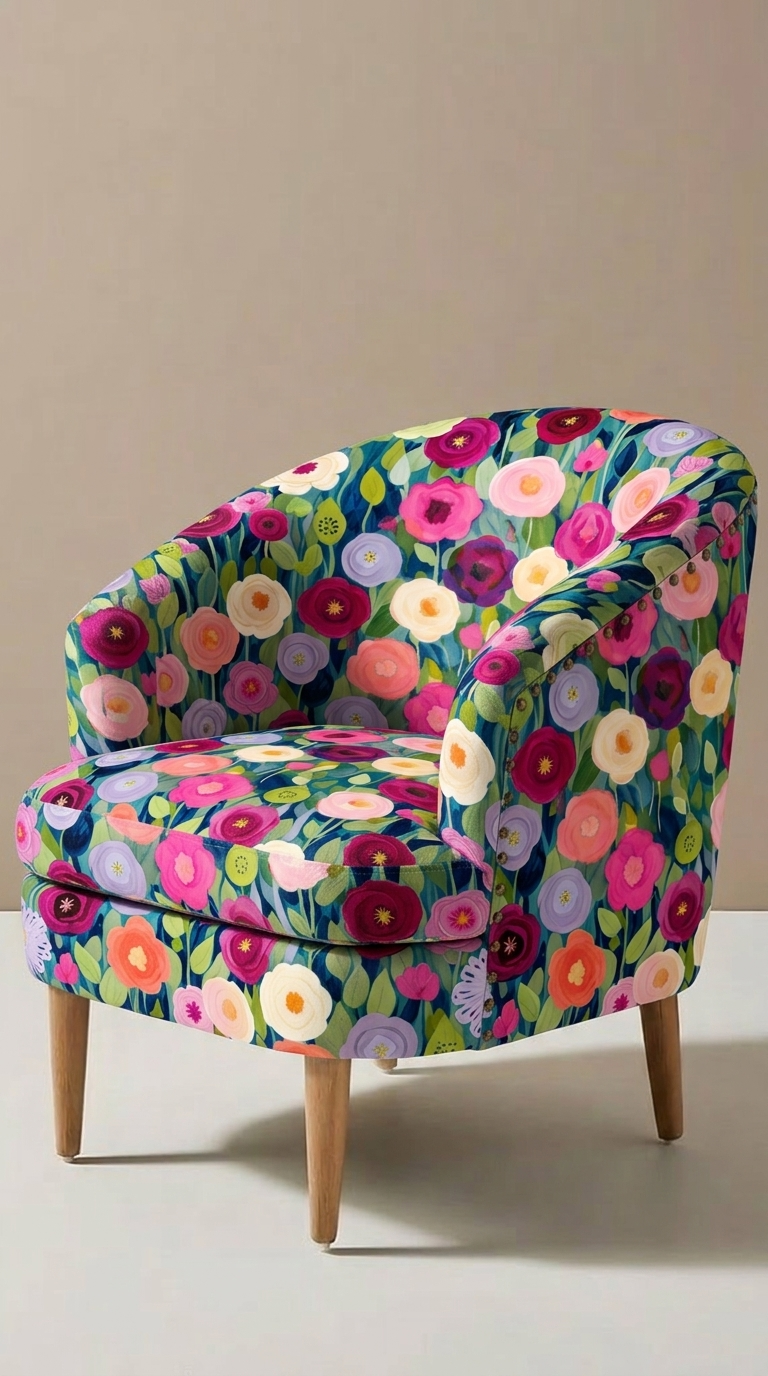 FS090 Flower Garden Seamless Pattern PNG