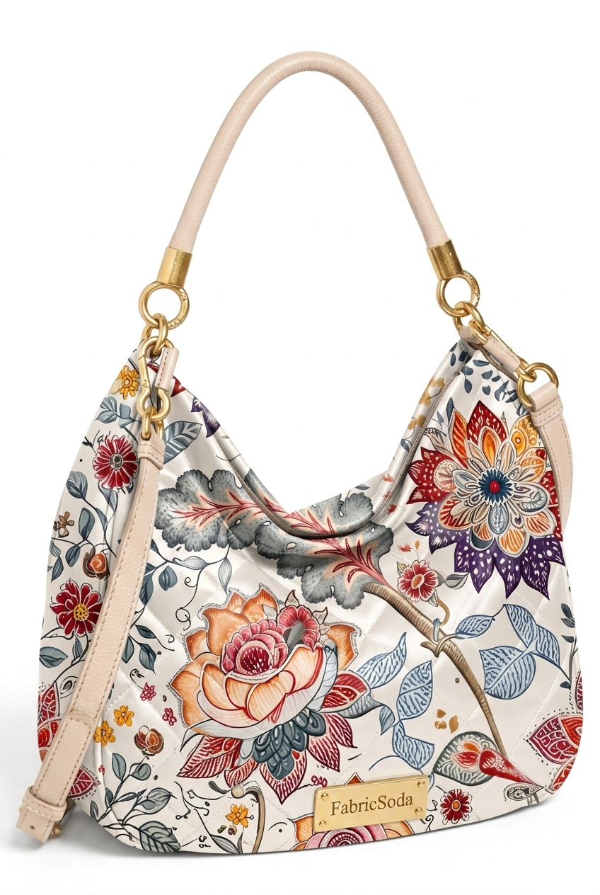 FS105 Exquisite Vintage Floral Printed Fabric