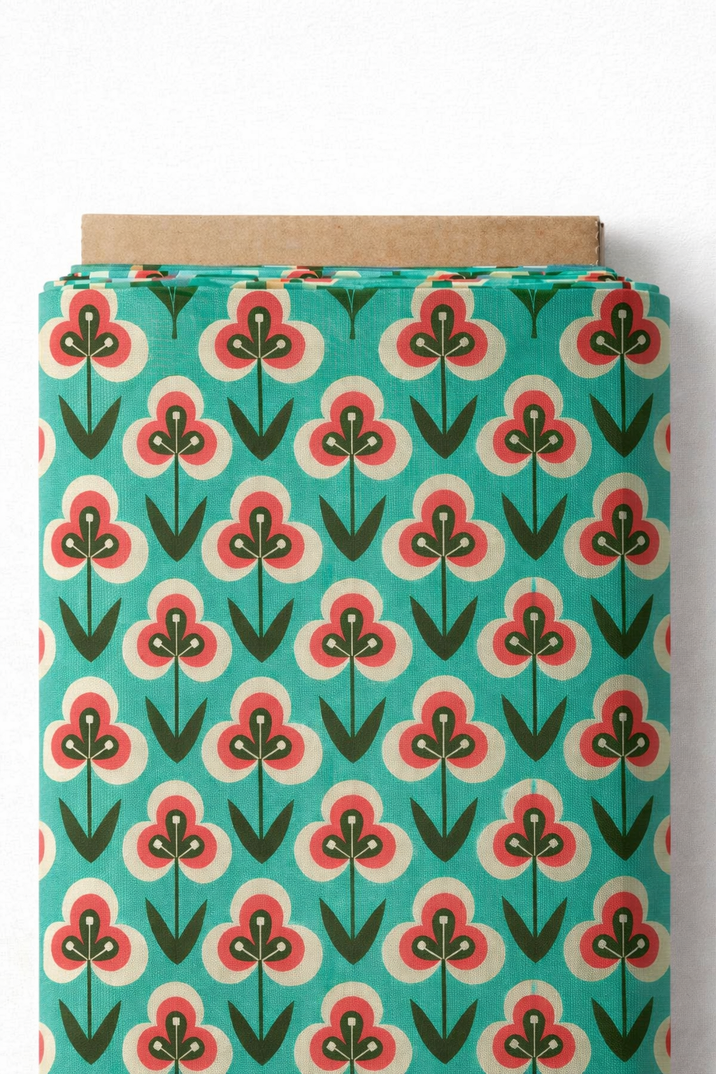 FS002 Green Floral Seamless Pattern JPG PNG