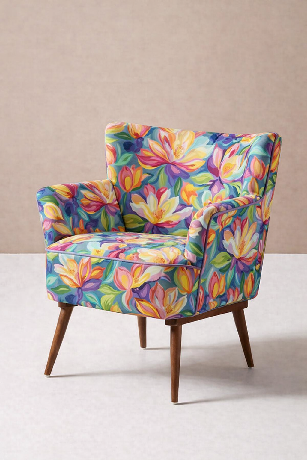 FS071 Oil Paint Floral Seamless Pattern JPG